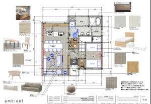 富良野市にあるThe ARBANOの図面図