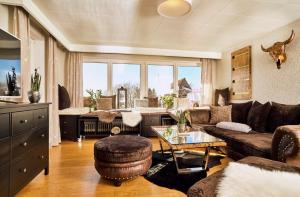 Posezení v ubytování Landhaus am Büchelstein