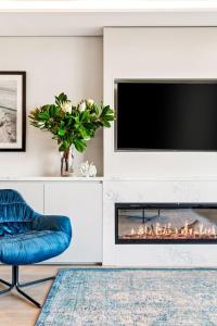 Et tv og/eller underholdning på Stunning Beach Views, Skye Tamarama Bondi