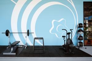 Fitness centrum a/nebo fitness zařízení v ubytování The Social Hub Groningen