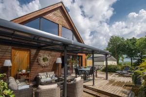 Zahrada ubytování L'écrin de bois -sauna - spa