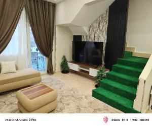 Μια τηλεόραση ή/και κέντρο ψυχαγωγίας στο فيلا علي