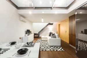 Χώρος καθιστικού στο Aveiro Urban Loft