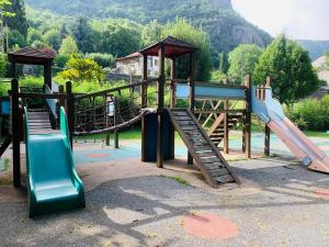 a playground with a slide at Chalet AbA, proche Luchon in Cierp