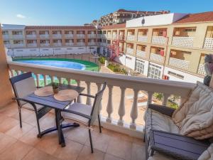 Balkón nebo terasa v ubytování Something Over