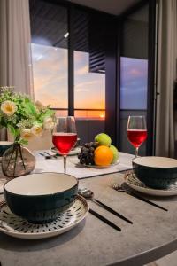 Minuman di Luxury apartment in the center of Tashkent in NRG U-Tower