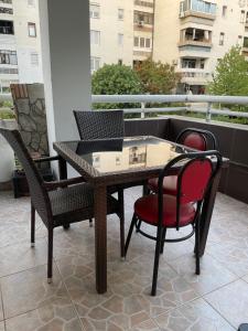 Balkón nebo terasa v ubytování VEZO Apartment