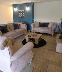 Χώρος καθιστικού στο L'appartement du Golf