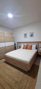 a bedroom with a large bed in a room at Sal Casa VILLAGE in Santa Maria