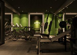 Fitness centrum a/nebo fitness zařízení v ubytování Hanoi Solis Hotel