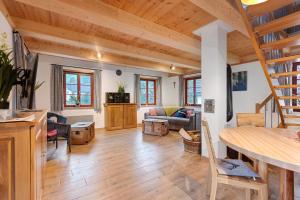 Μια τηλεόραση ή/και κέντρο ψυχαγωγίας στο Gästehaus Kornspeicher Untere Mühle