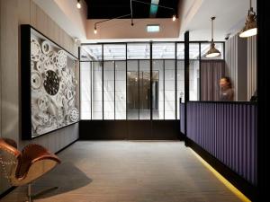 Istumisnurk majutusasutuses Tango Inn Taipei Jihe