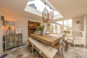 Posezení v ubytování Penbryn-Bach