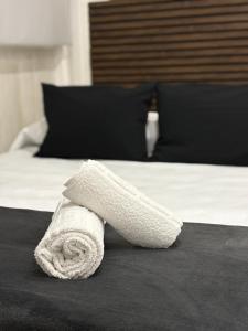 Katil atau katil-katil dalam bilik di Apartamento Portisol