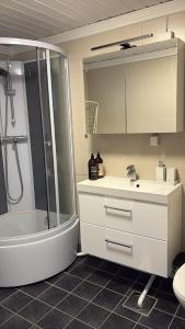 Ένα μπάνιο στο Big 2 Floors apartment, Perfect location and View