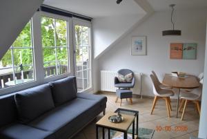 Posezení v ubytování Fewo mit Schwimmbad