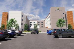 Bygningen som hotellet ligger i