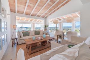 Χώρος καθιστικού στο Luxury Finca Es Moli