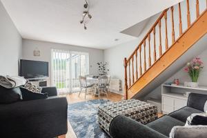 Χώρος καθιστικού στο 2bed Modern & Cosy Family Home In The Forest Of Dean