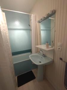 Et badeværelse på Charmant appartement Pornic