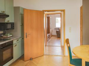 Kuchyň nebo kuchyňský kout v ubytování Haus am Anger