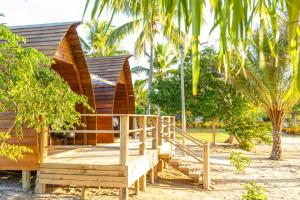 Taman di luar Mogi dos Passaros Pousada Bangalôs