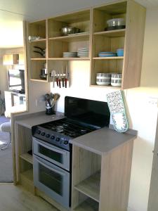 Кухня или мини-кухня в Kingfisher Ingoldmells Merlin III 8 Berth Central Heated
