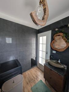Χώρος καθιστικού στο Casa Pax