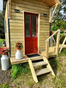 Κήπος έξω από το St Mullins Glamping Hut +11 φωτογραφίες