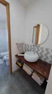 Koupelna v ubytování Casa Vacacional + 18 fotografií