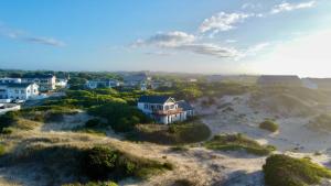 an aerial view of a house on a beach at Little Paradise in Witsand