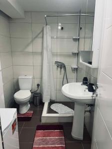 Ένα μπάνιο στο Alexis Apartment