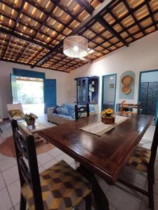 Ruang duduk di Casa Amarela Praia Porto de Sauípe