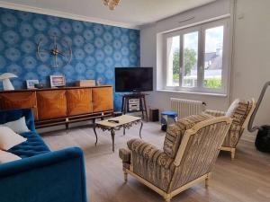 Μια τηλεόραση ή/και κέντρο ψυχαγωγίας στο Beautiful renovated villa
