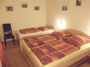 Postel nebo postele na pokoji v ubytování Holiday apartment near Müritz shore