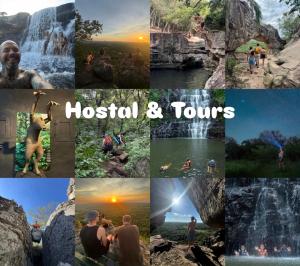 亚松森La Casita Del Viajero的酒店和旅游照片拼贴画