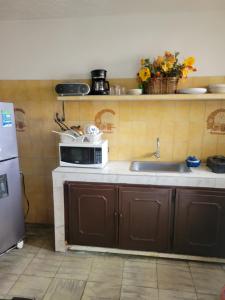 Una cocina o kitchenette en Apartahotel Real