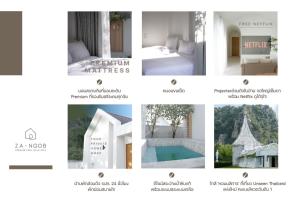 kolaż zdjęć pokoju hotelowego w obiekcie Za-Ngob 39 Luxury 3BR Pool Villa with Mountain View w mieście Ban Phra Phutthabat Mai +36 zdjęć
