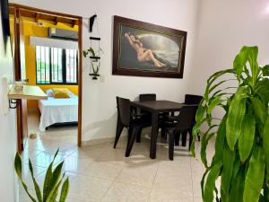 Ένα ή περισσότερα κρεβάτια σε δωμάτιο στο Sol Apartamentos Doradal