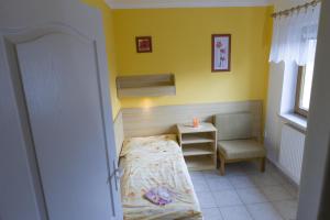 Postel nebo postele na pokoji v ubytování Penzion Alfa