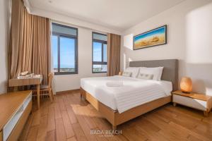 Postel nebo postele na pokoji v ubytování Bada Beach apartment