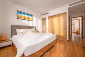 Postel nebo postele na pokoji v ubytování Bada Beach apartment