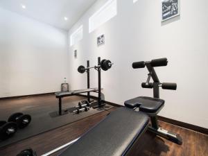 Fitness centrum a/nebo fitness zařízení v ubytování Hotel an der Oper