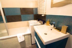 Koupelna v ubytování Apartamenty Izerskie