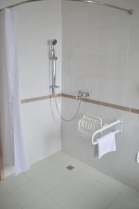 Kylpyhuone majoituspaikassa Potaissa Hotel
