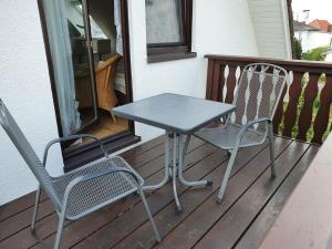 Balkón nebo terasa v ubytování Baltique - Ferienwohnung 4 Glowe