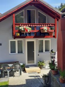 Balkoni atau teres di Casa Diana