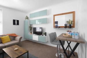 Η κουζίνα ή μικρή κουζίνα στο Modern 1 Bedroom Apartment in Gravesend