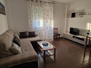 Χώρος καθιστικού στο Apartamento el Salao