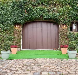 Zahrada ubytování La Ferme des Roses